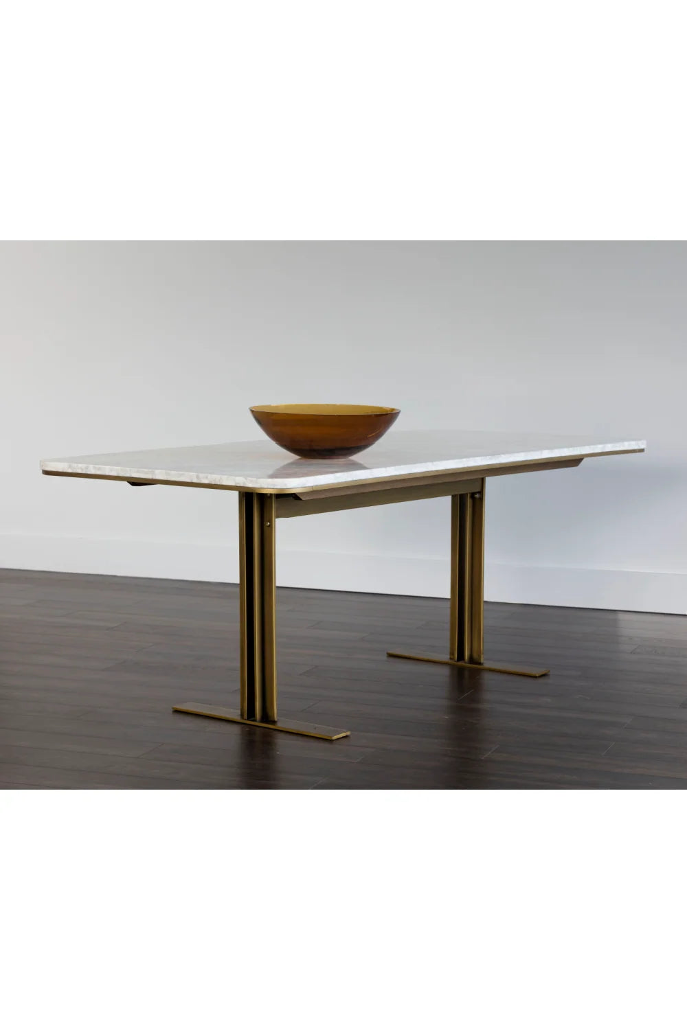 Luxury Ambrosia White Marble Dining Table Modern Italian Style for Villa