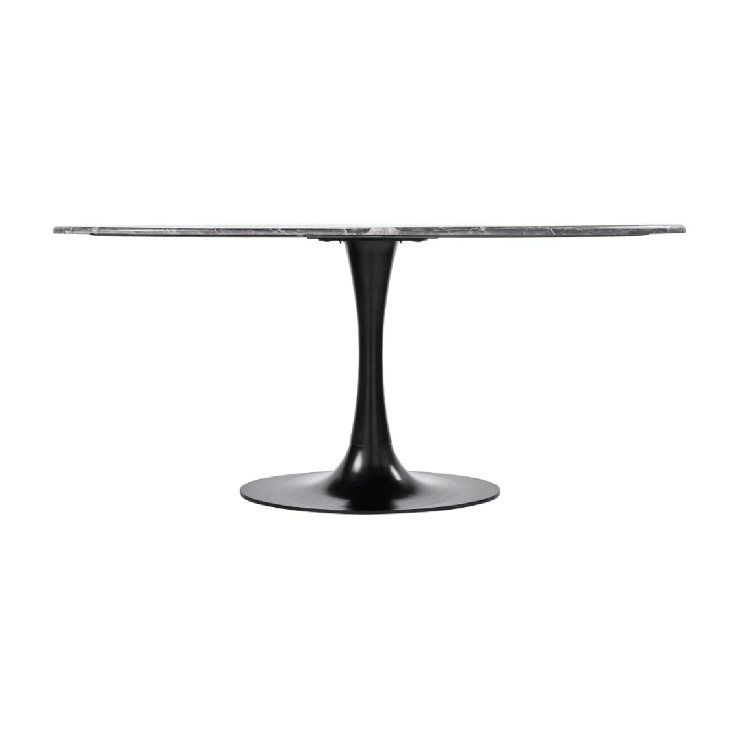 Luxury Anatalia Oval Pedestal Dining Table Modern Italian Style for Villa