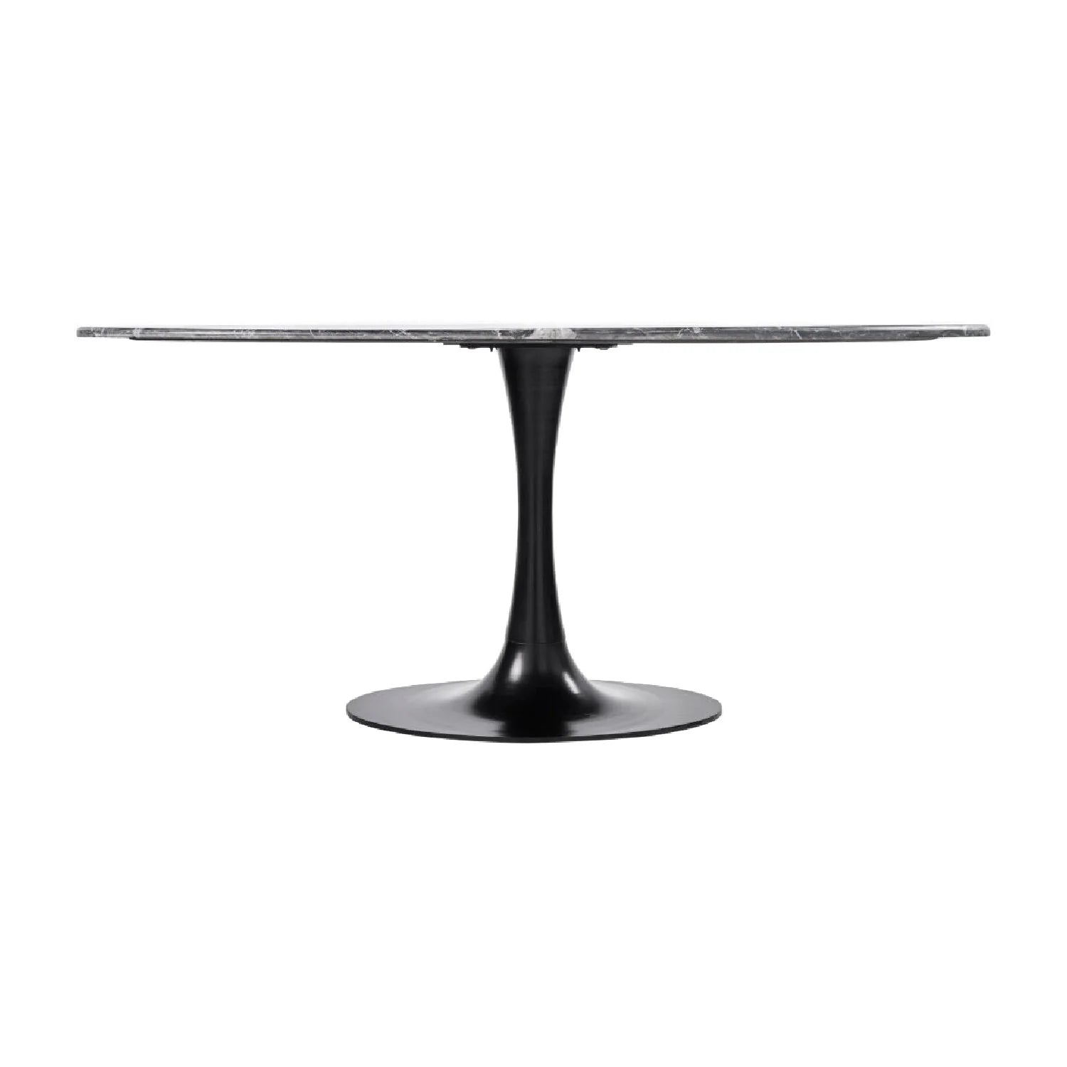 Luxury Anatalia Oval Pedestal Dining Table Modern Italian Style for Villa