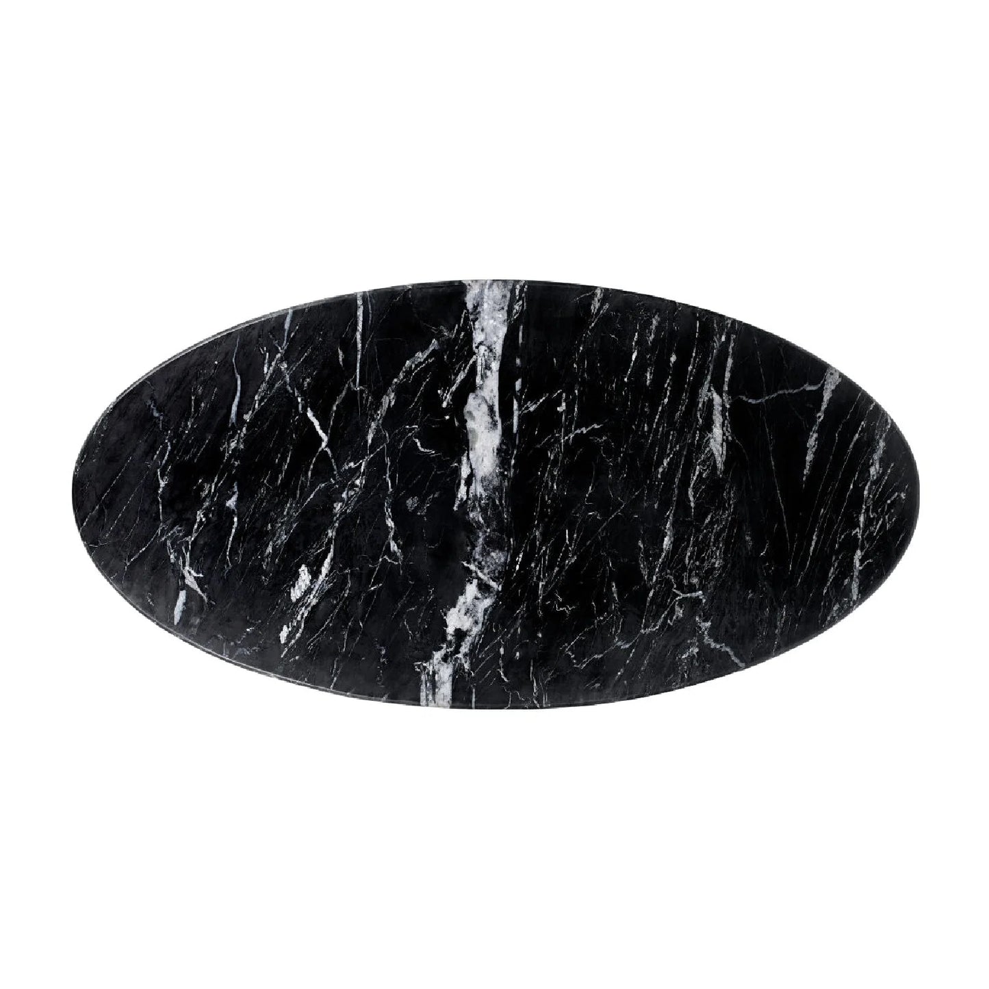 Luxury Anatalia Oval Pedestal Dining Table Modern Italian Style for Villa