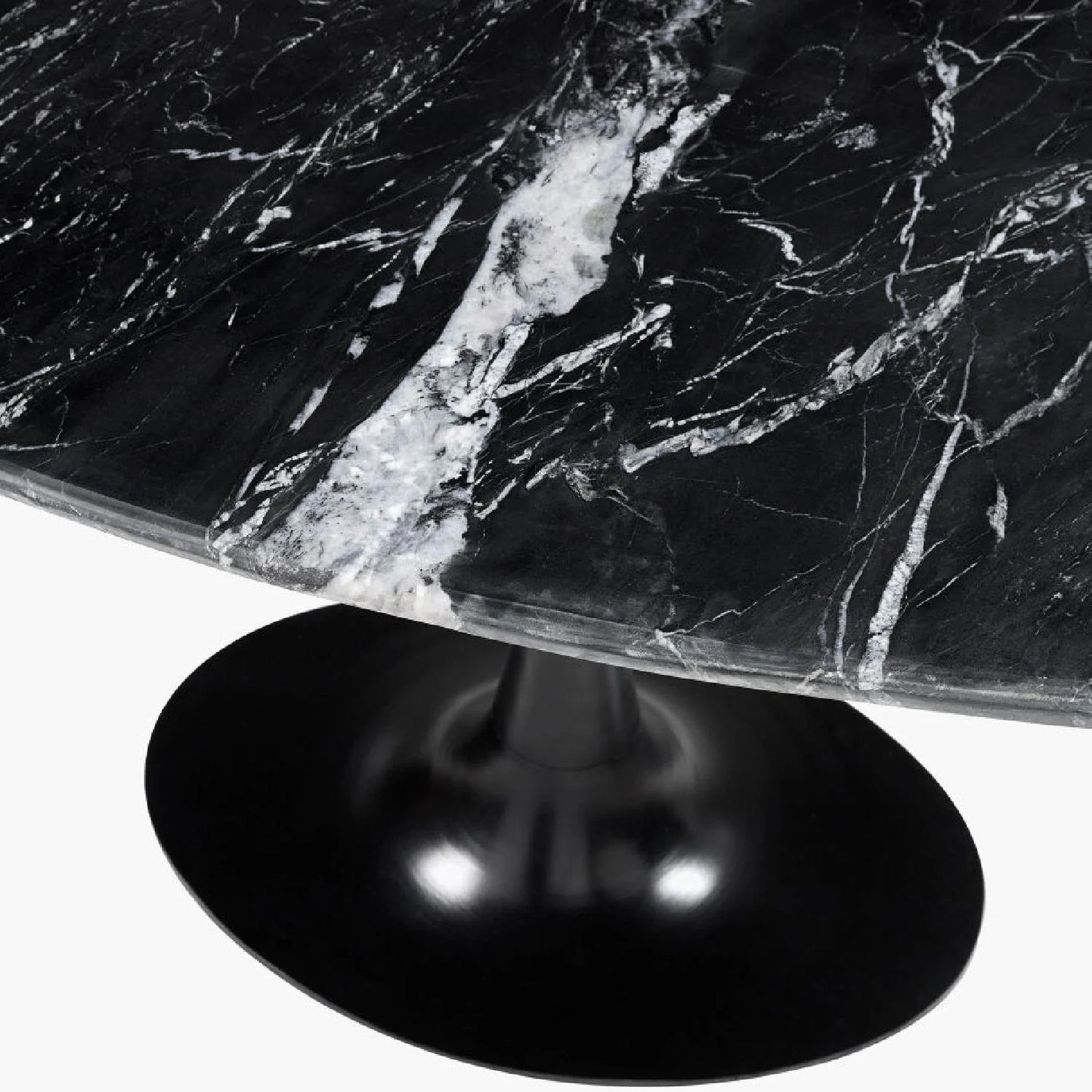 Luxury Anatalia Oval Pedestal Dining Table Modern Italian Style for Villa
