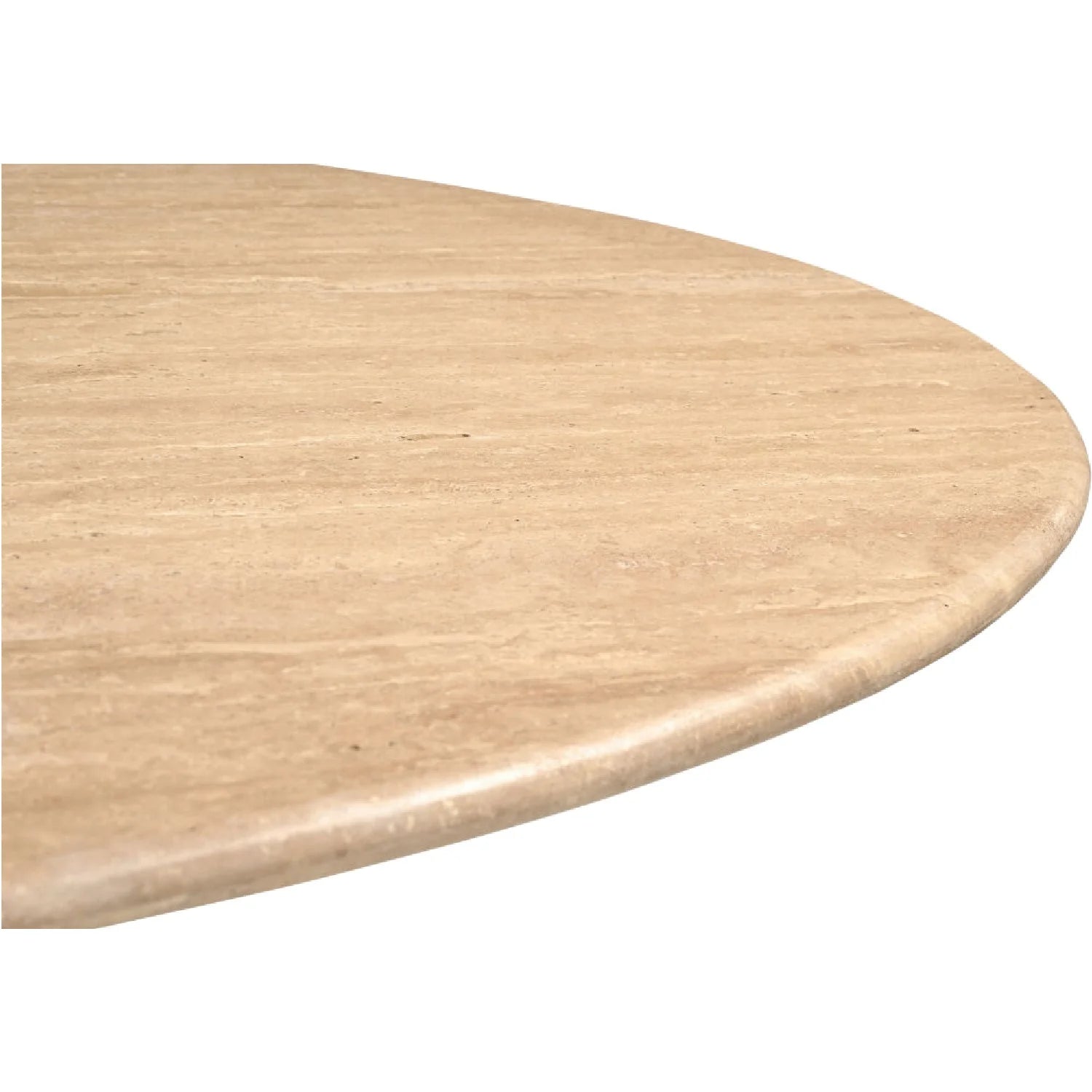 Luxury Anatalia Oval Travertine Dining Table Modern Italian Style for Villa