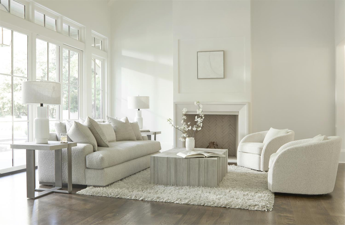 Luxury Andie Fabric Sofa Modern Italian Style for Villa