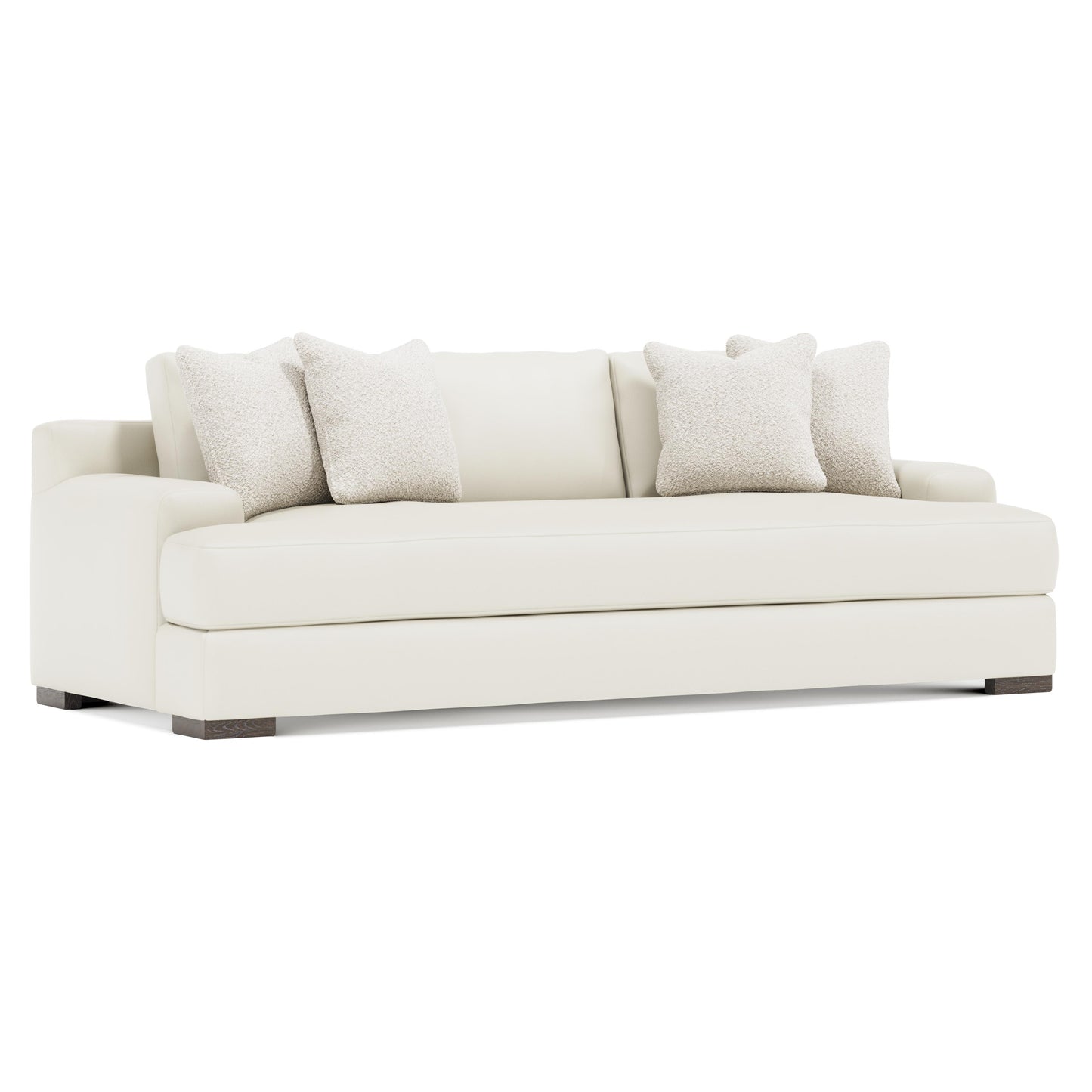 Luxury Andie Leather Sofa Modern Italian Style for Villa