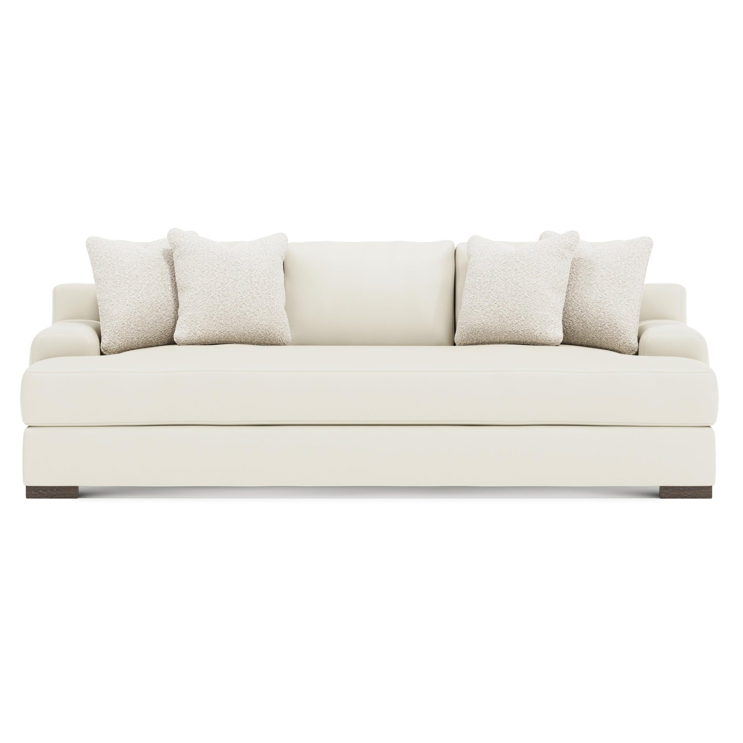 Luxury Andie Leather Sofa Modern Italian Style for Villa