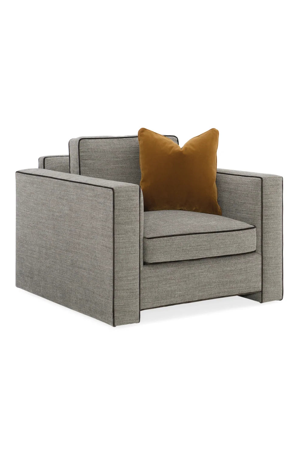 Luxury Angular Contemporary Accent Chair European Style for Villa