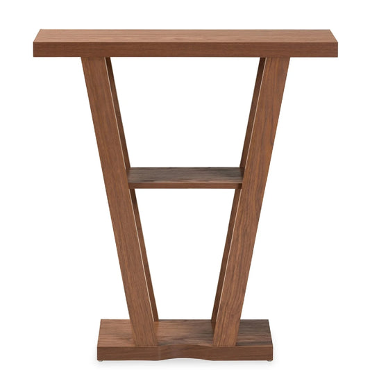 Luxury Angular Walnut Console Table Modern Italian Style for Villa
