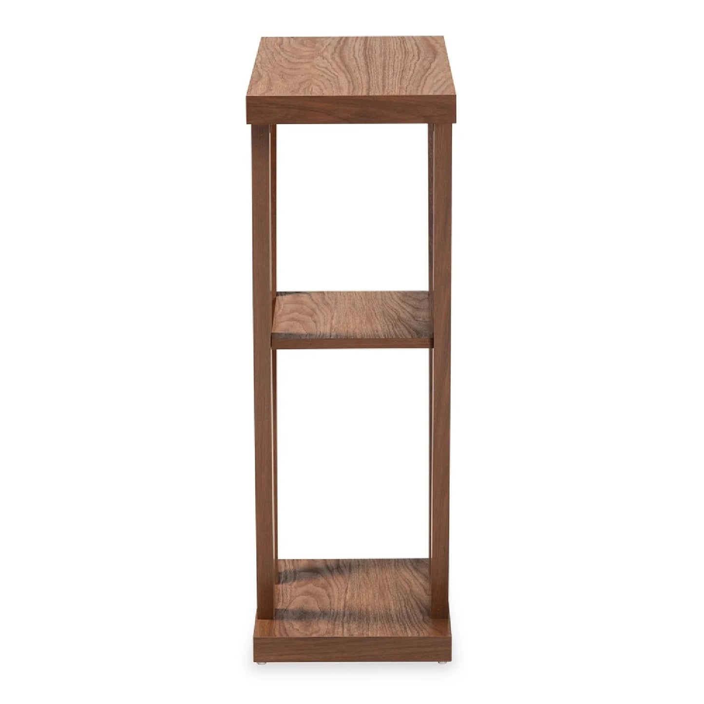 Luxury Angular Walnut Console Table Modern Italian Style for Villa