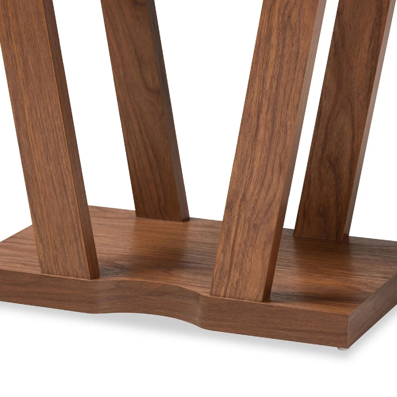 Luxury Angular Walnut Console Table Modern Italian Style for Villa