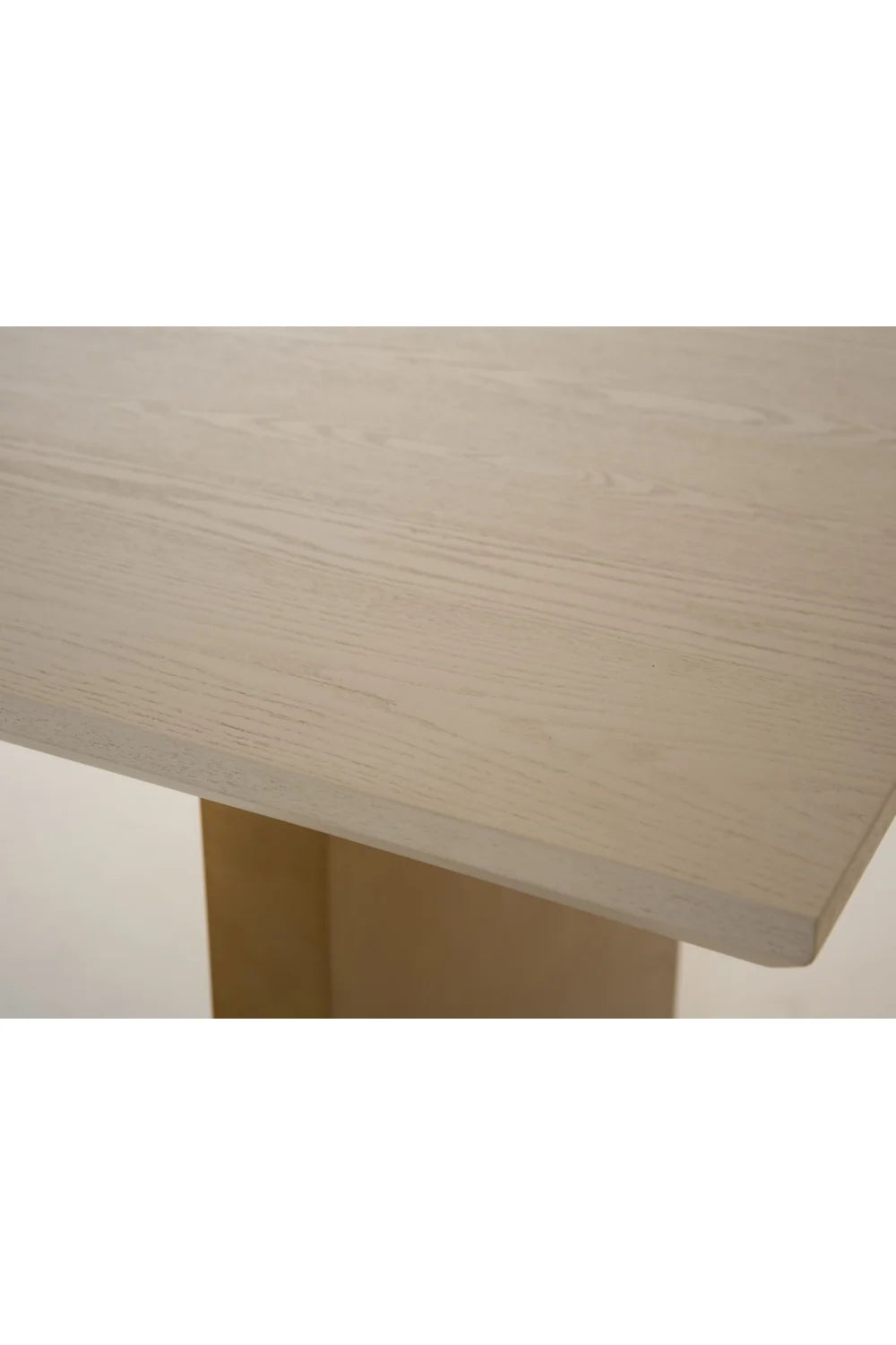 Luxury Angus Cream Ash Rectangular Dining Table Modern Italian Style for Villa