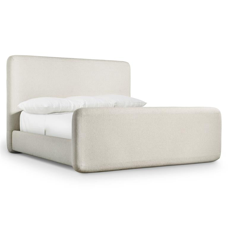 Luxury Antibes Fabric Panel Bed Modern Italian Style for Villa