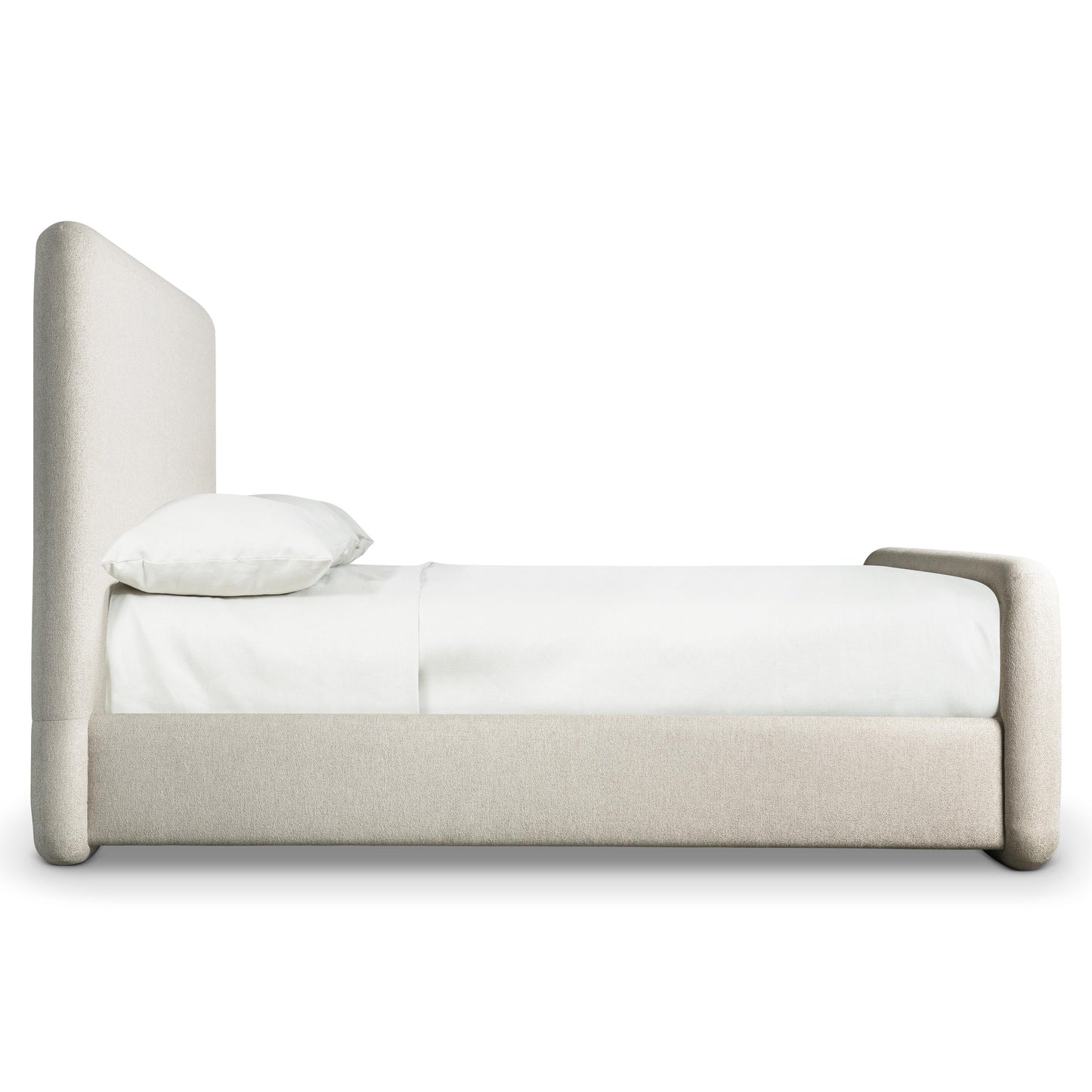 Luxury Antibes Fabric Panel Bed Modern Italian Style for Villa