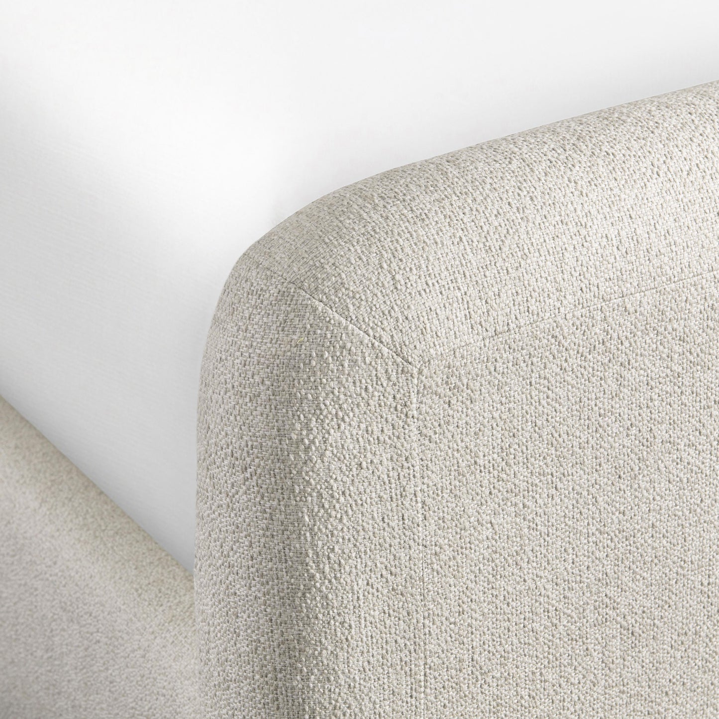 Luxury Antibes Fabric Panel Bed Modern Italian Style for Villa