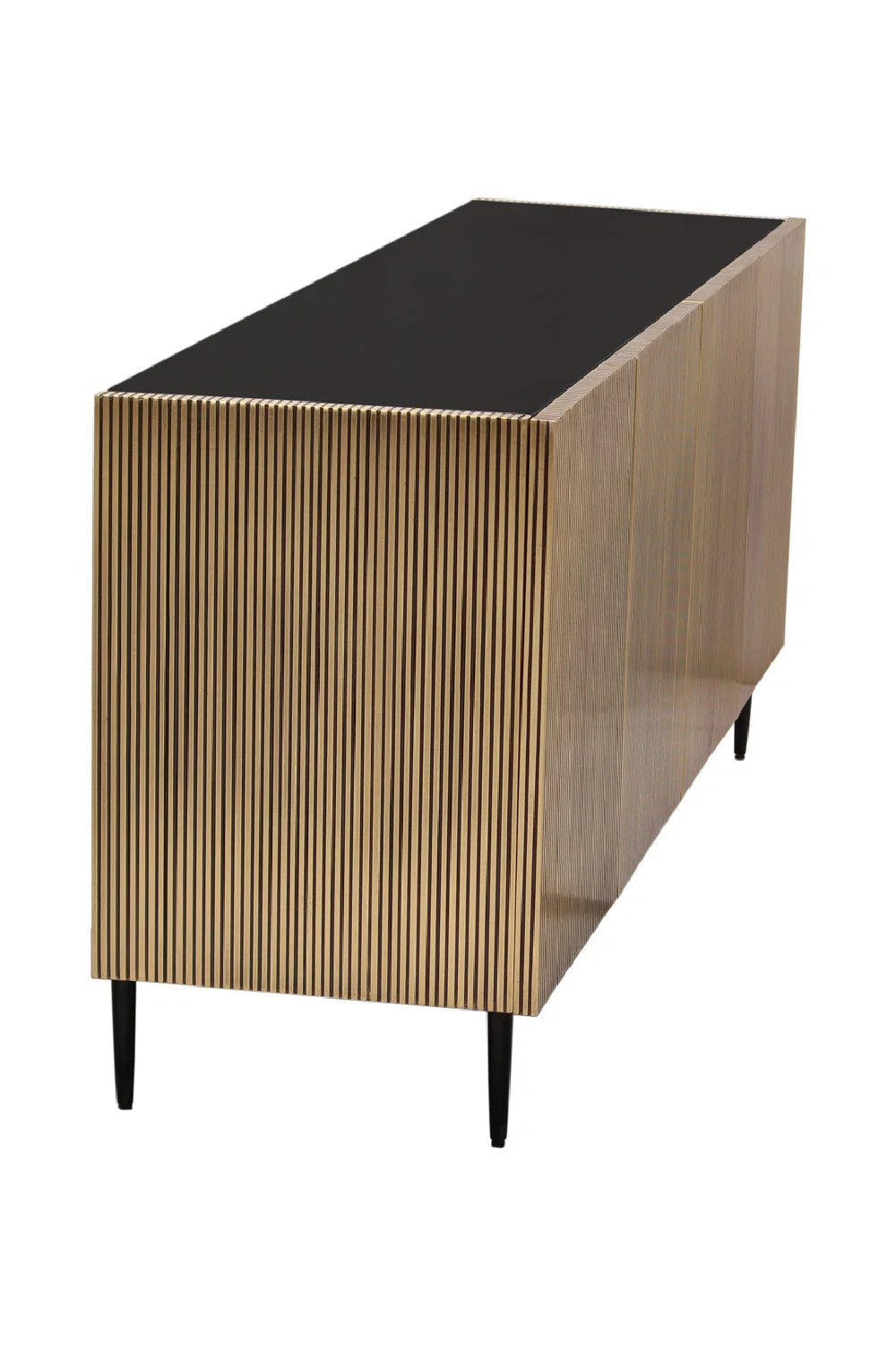 Luxury Antique Brass 2-Door Sideboard European Style for Villa
