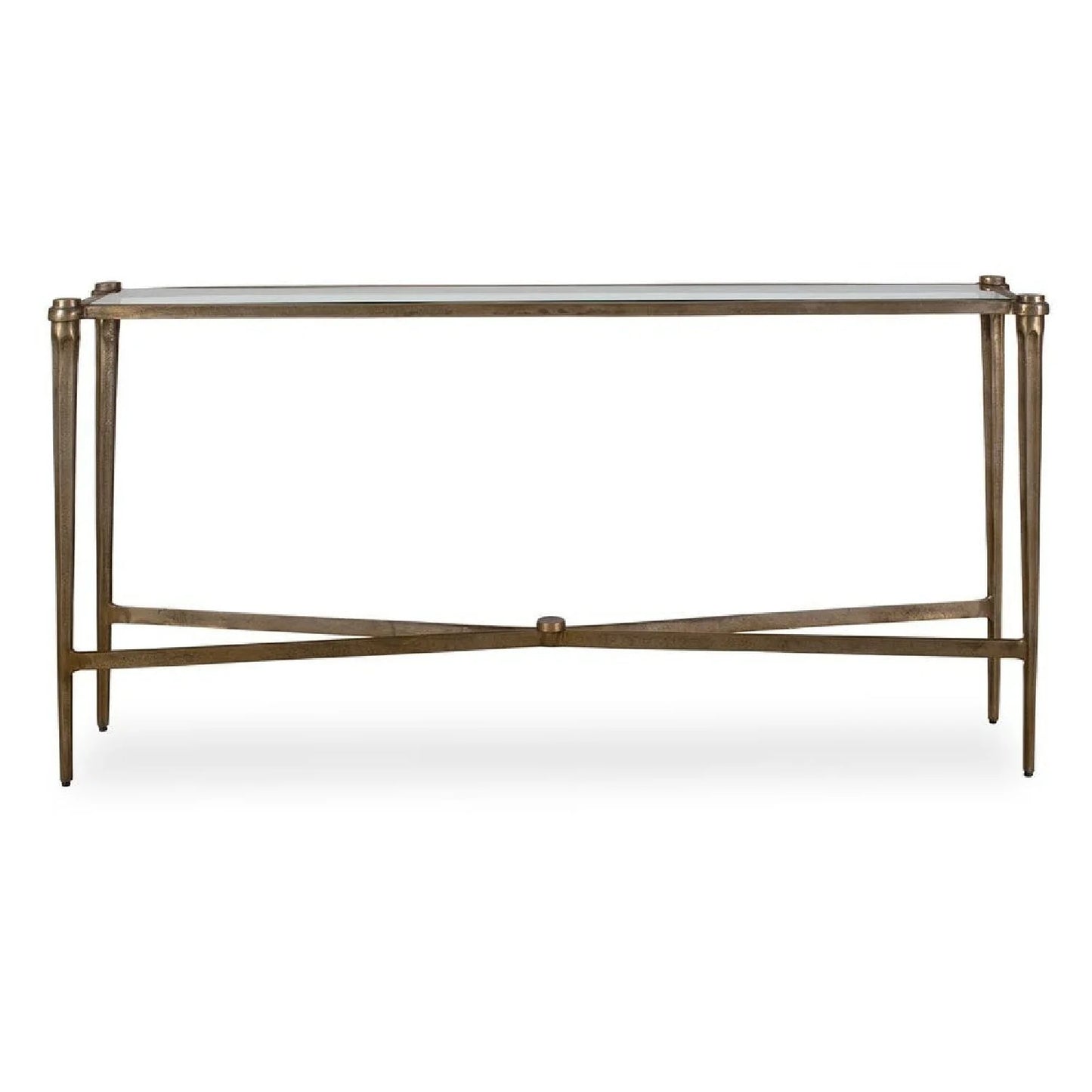 Luxury Antique Brass Console Table Modern Italian Style for Villa