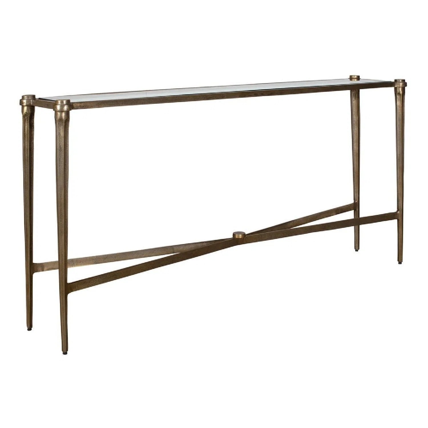 Luxury Antique Brass Console Table Modern Italian Style for Villa