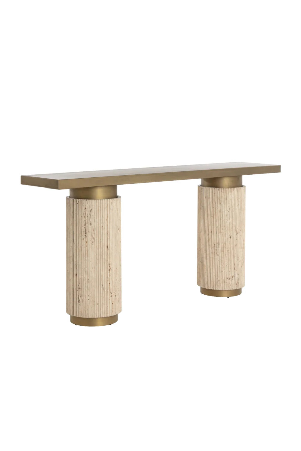 Luxury Antique Brass Console Table Modern Italian Style for Villa