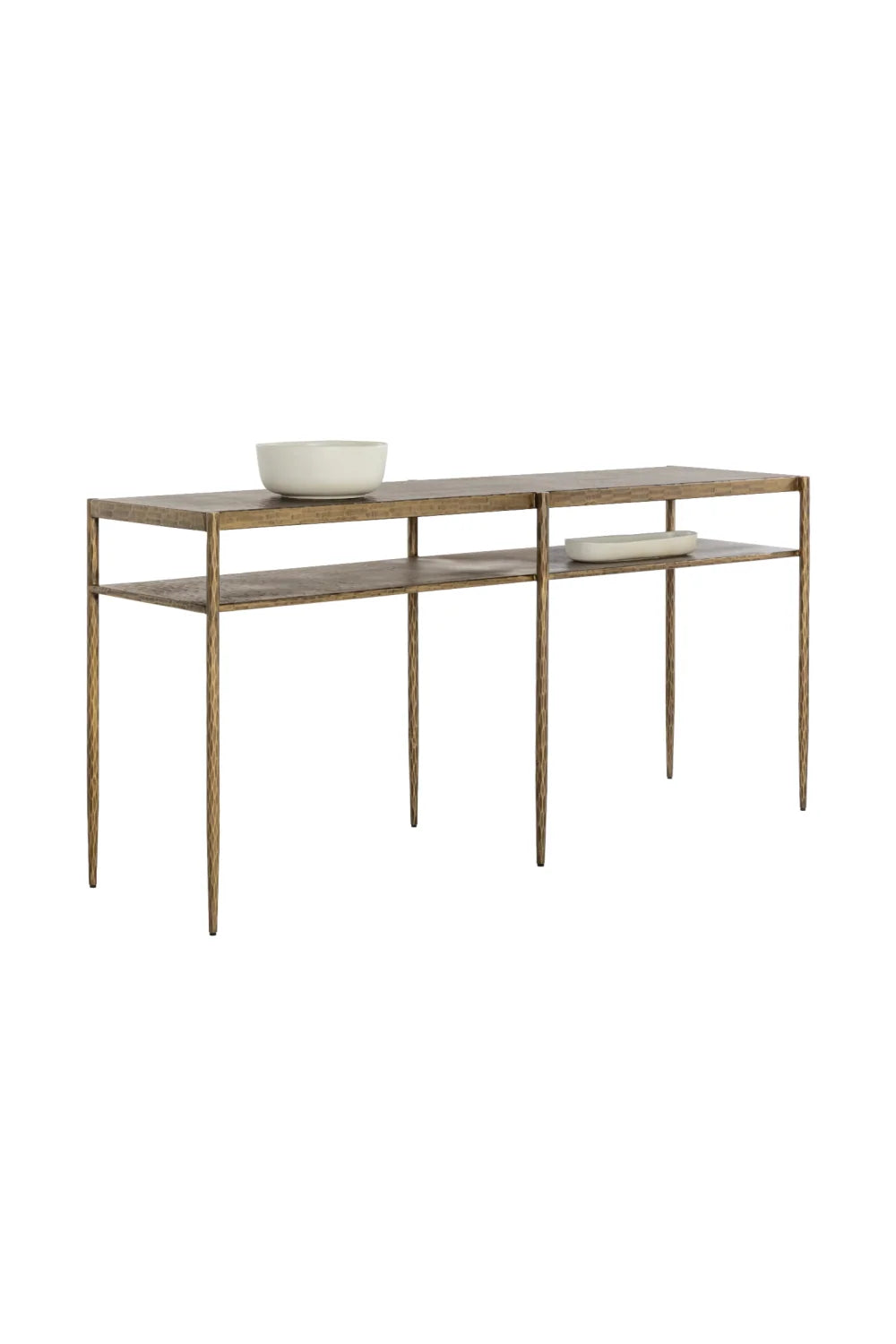 Luxury Antique Brass Console Table Modern Italian Style for Villa