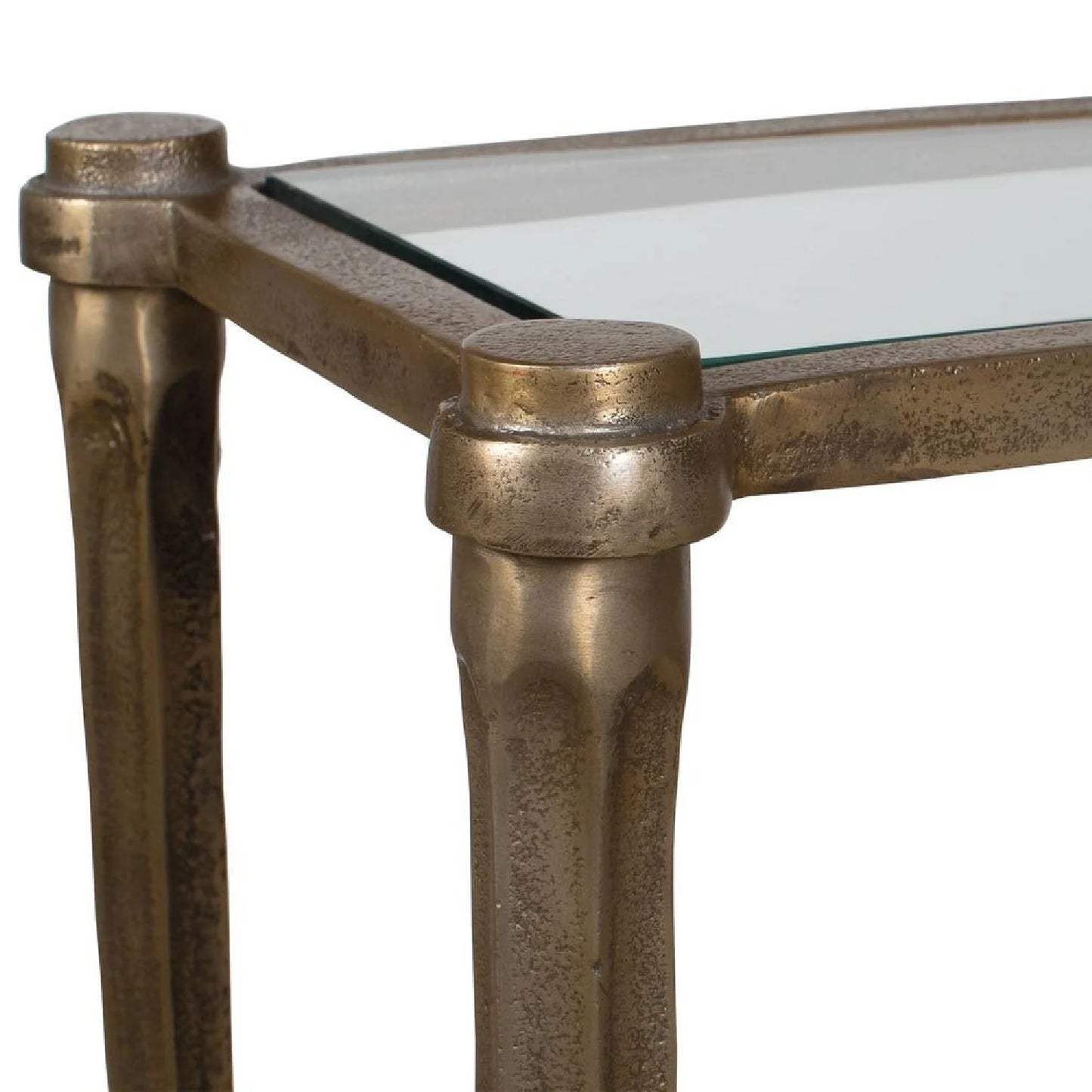Luxury Antique Brass Console Table Modern Italian Style for Villa