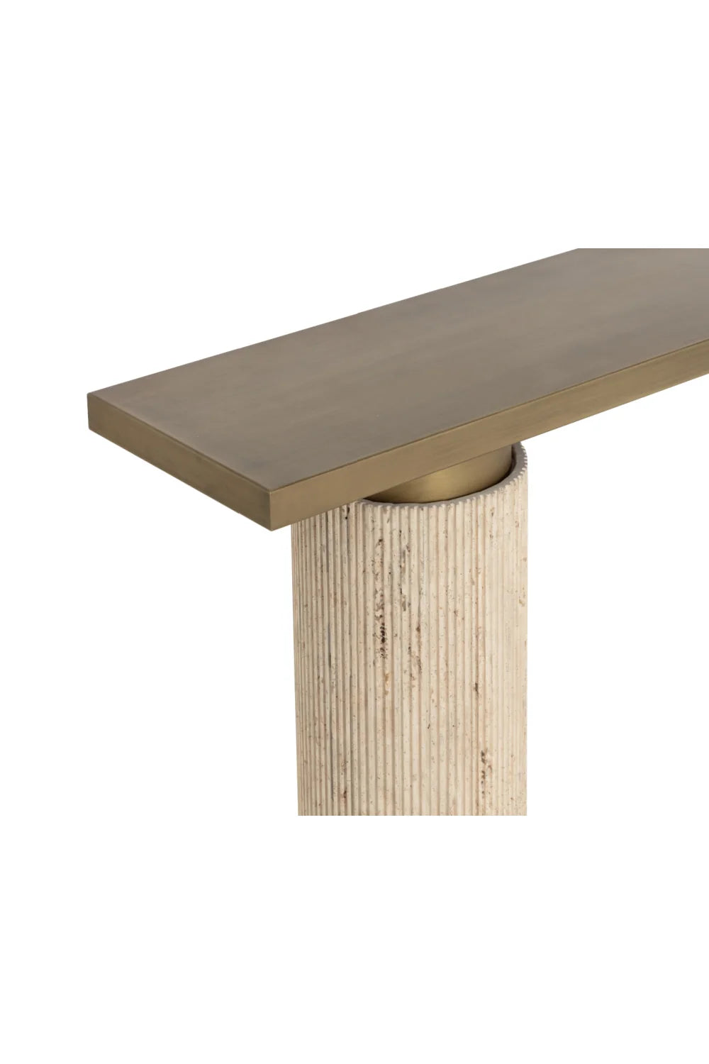 Luxury Antique Brass Console Table Modern Italian Style for Villa