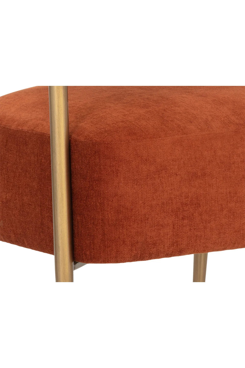 Luxury Antique Brass Lounge Chair Modern Italian Style for Villa