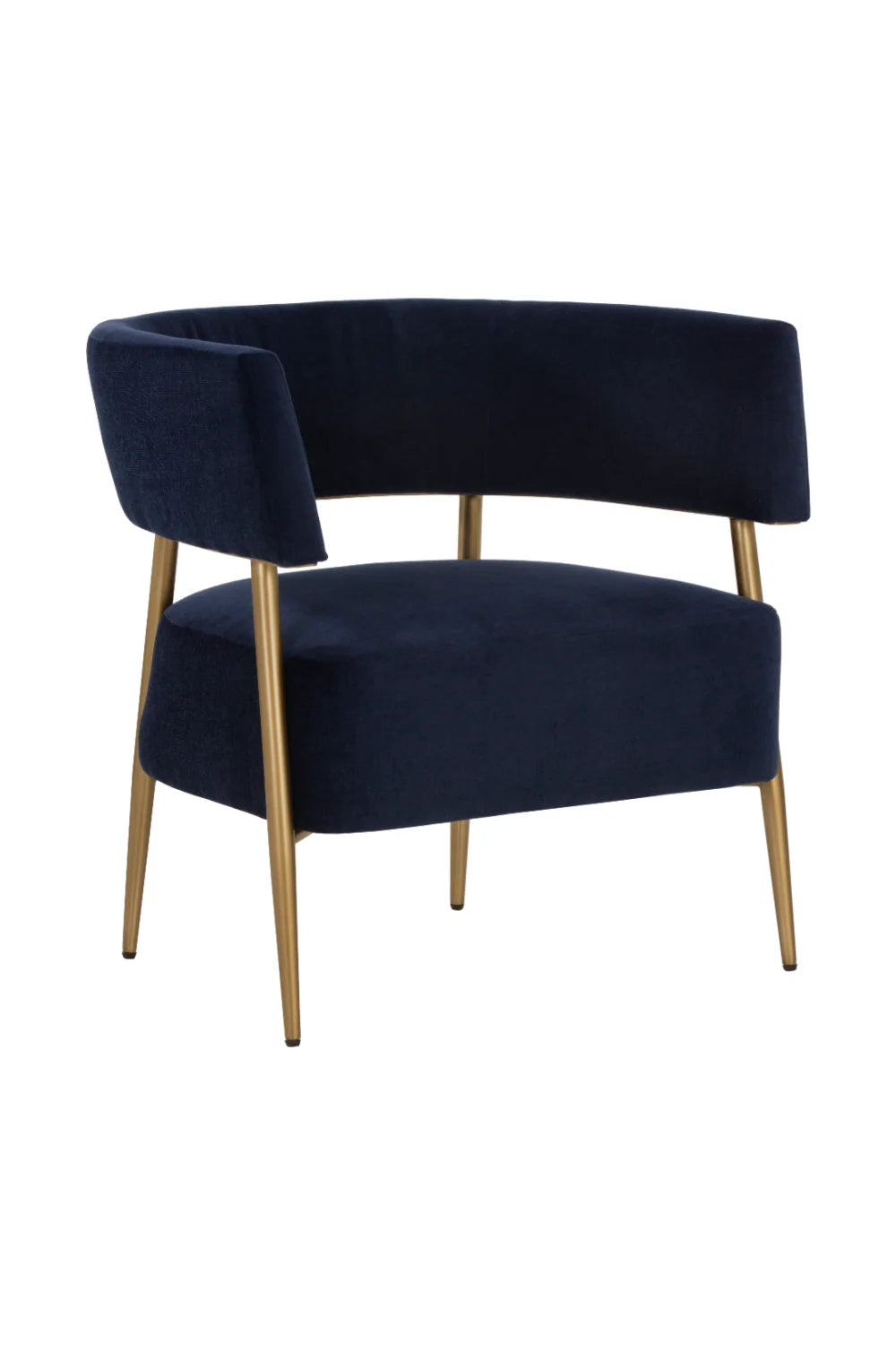 Luxury Antique Brass Lounge Chair Modern Italian Style for Villa