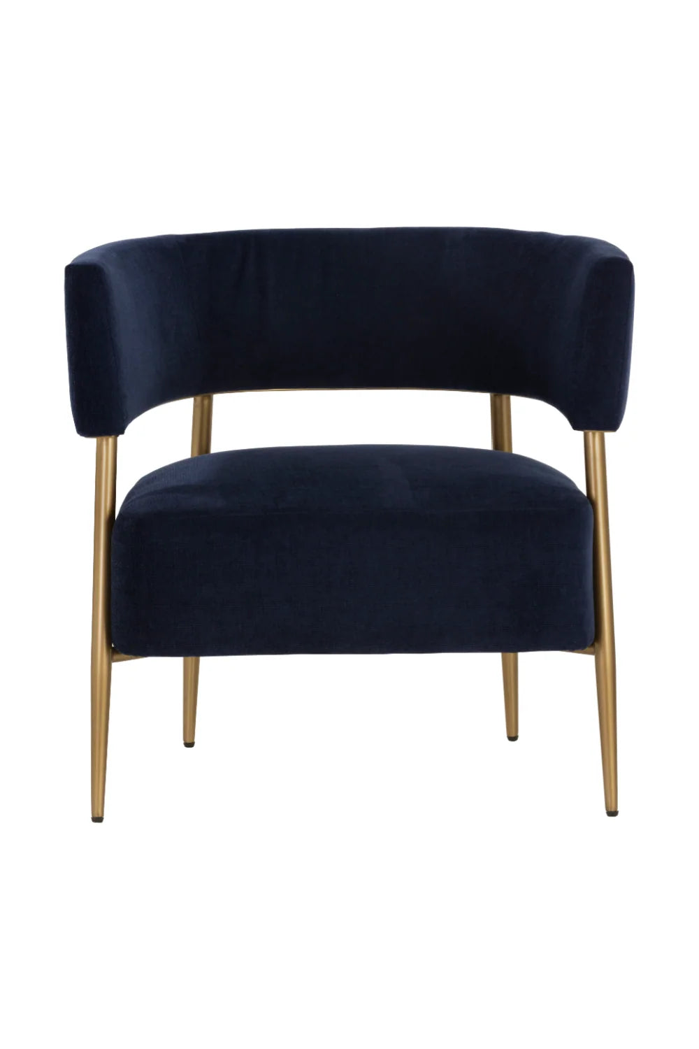 Luxury Antique Brass Lounge Chair Modern Italian Style for Villa