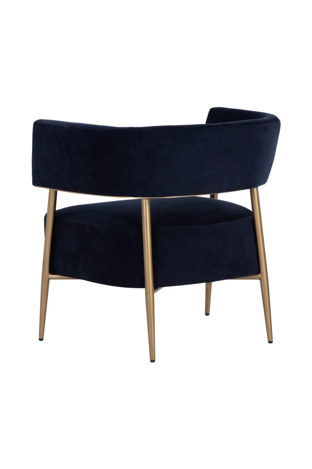 Luxury Antique Brass Lounge Chair Modern Italian Style for Villa