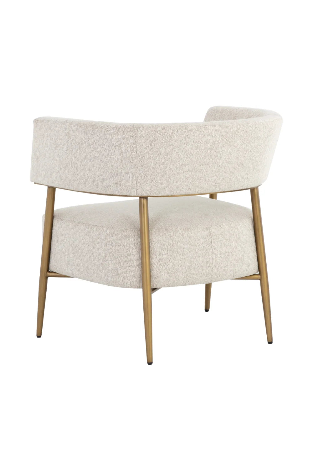Luxury Antique Brass Lounge Chair Modern Italian Style for Villa