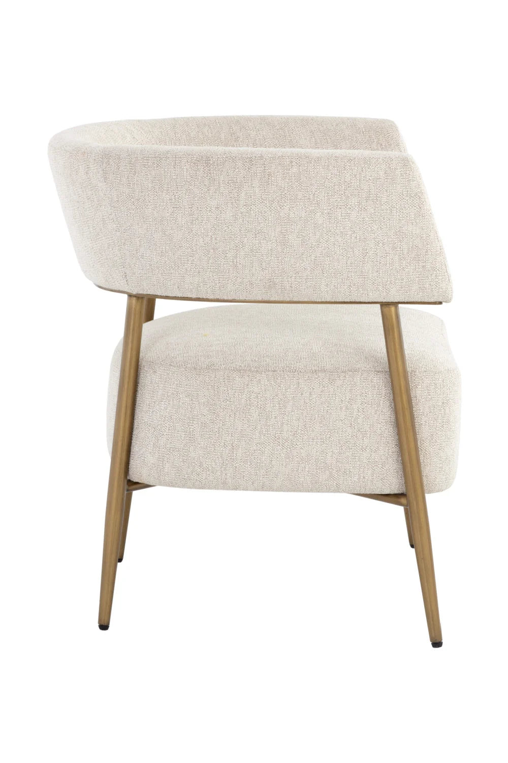 Luxury Antique Brass Lounge Chair Modern Italian Style for Villa