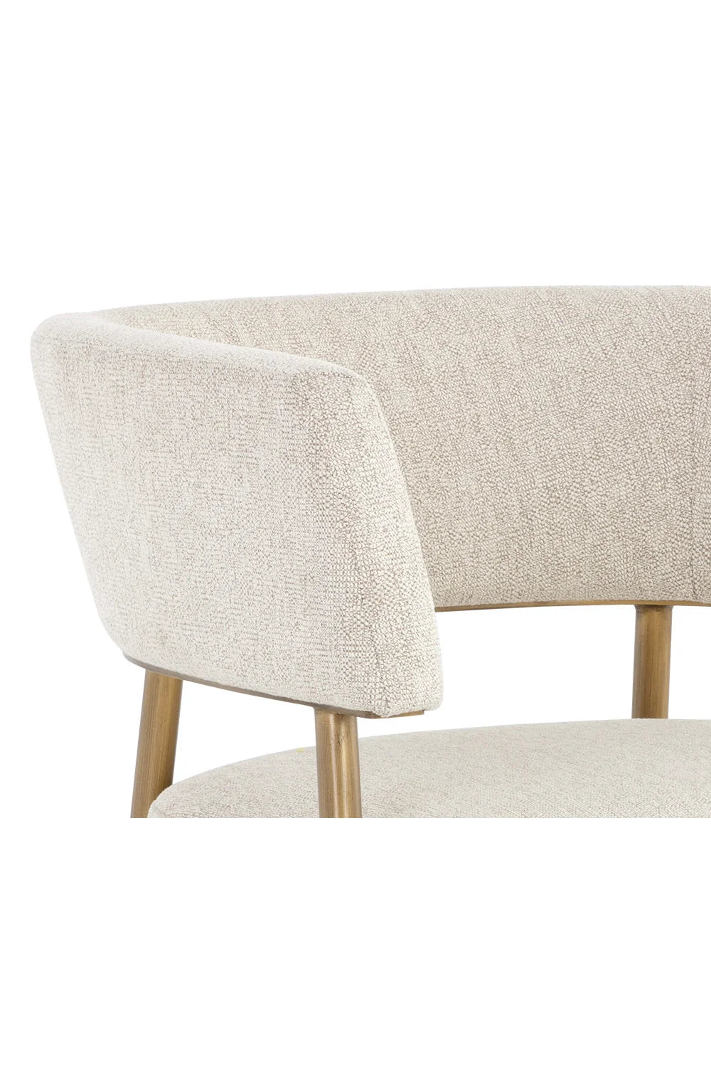 Luxury Antique Brass Lounge Chair Modern Italian Style for Villa
