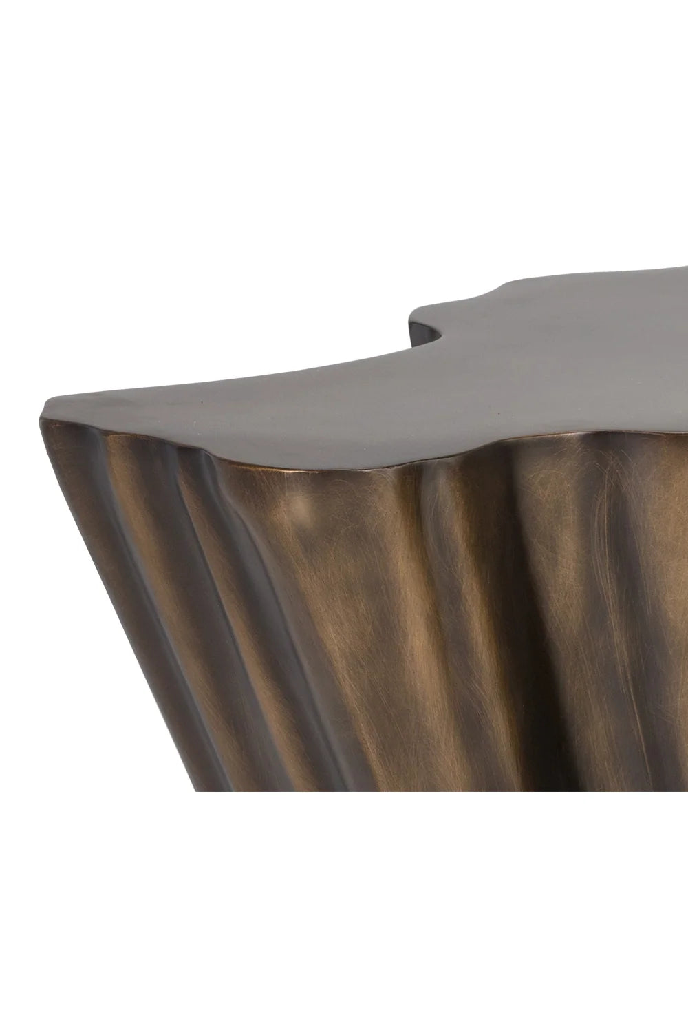 Luxury Antique Bronze Freeform Coffee Table Modern Italian Style for Villa