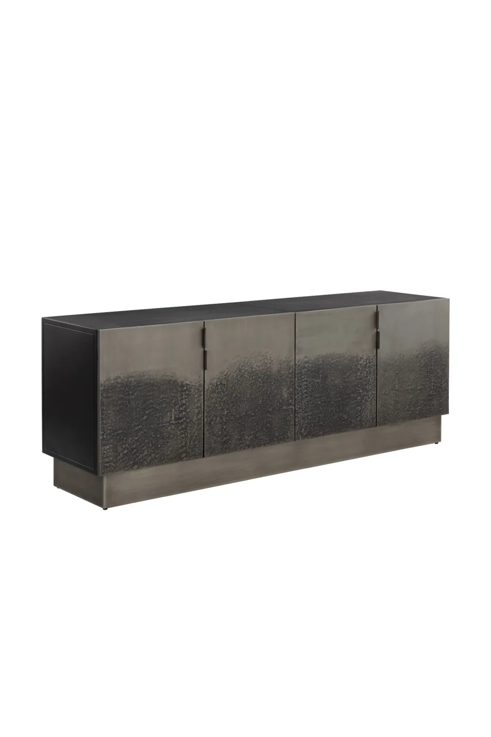Luxury Antique Silver 4-Door Sideboard European Style for Villa