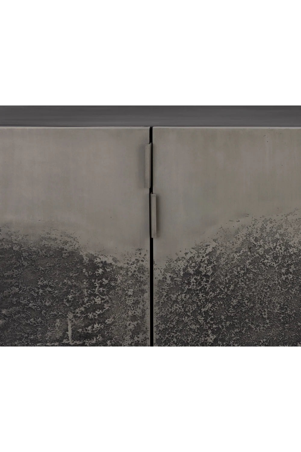 Luxury Antique Silver 4-Door Sideboard European Style for Villa