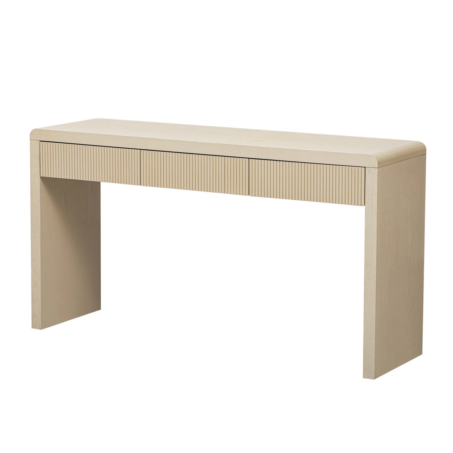 Luxury Apricot Rustic Wood Console Table Modern Italian Style for Villa
