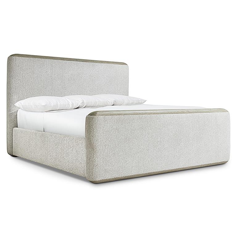 Luxury Arcadia Fabric Panel Bed Modern Italian Style for Villa