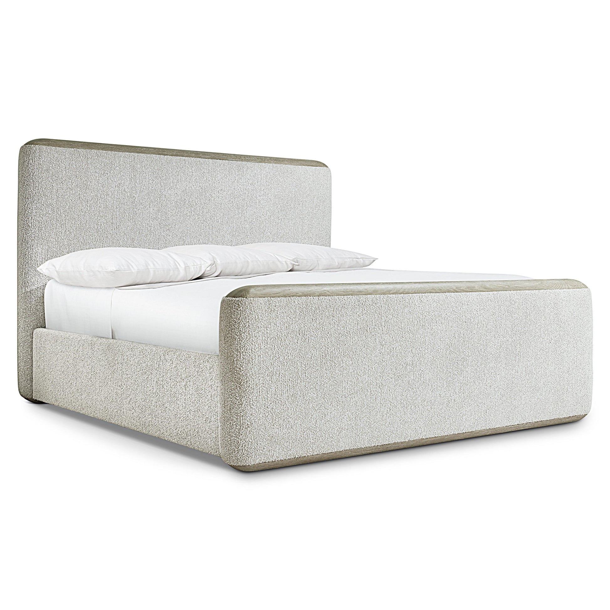 Luxury Arcadia Fabric Panel Bed Modern Italian Style for Villa