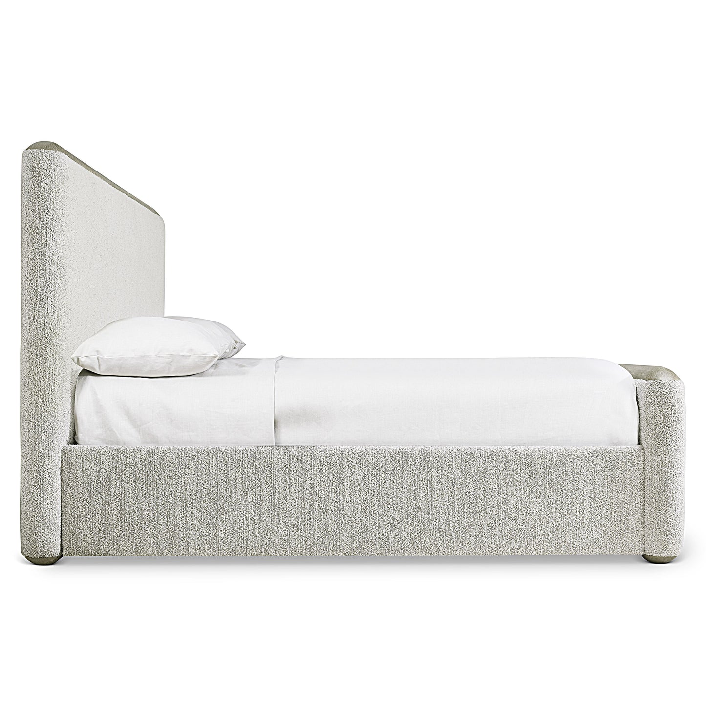 Luxury Arcadia Fabric Panel Bed Modern Italian Style for Villa