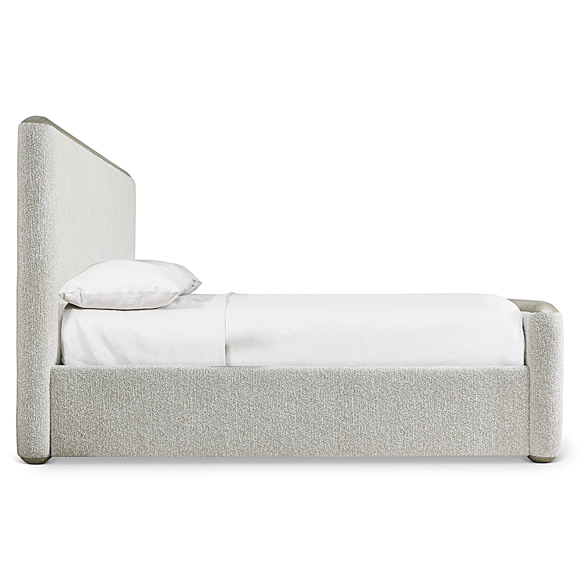 Luxury Arcadia Fabric Panel Bed Modern Italian Style for Villa