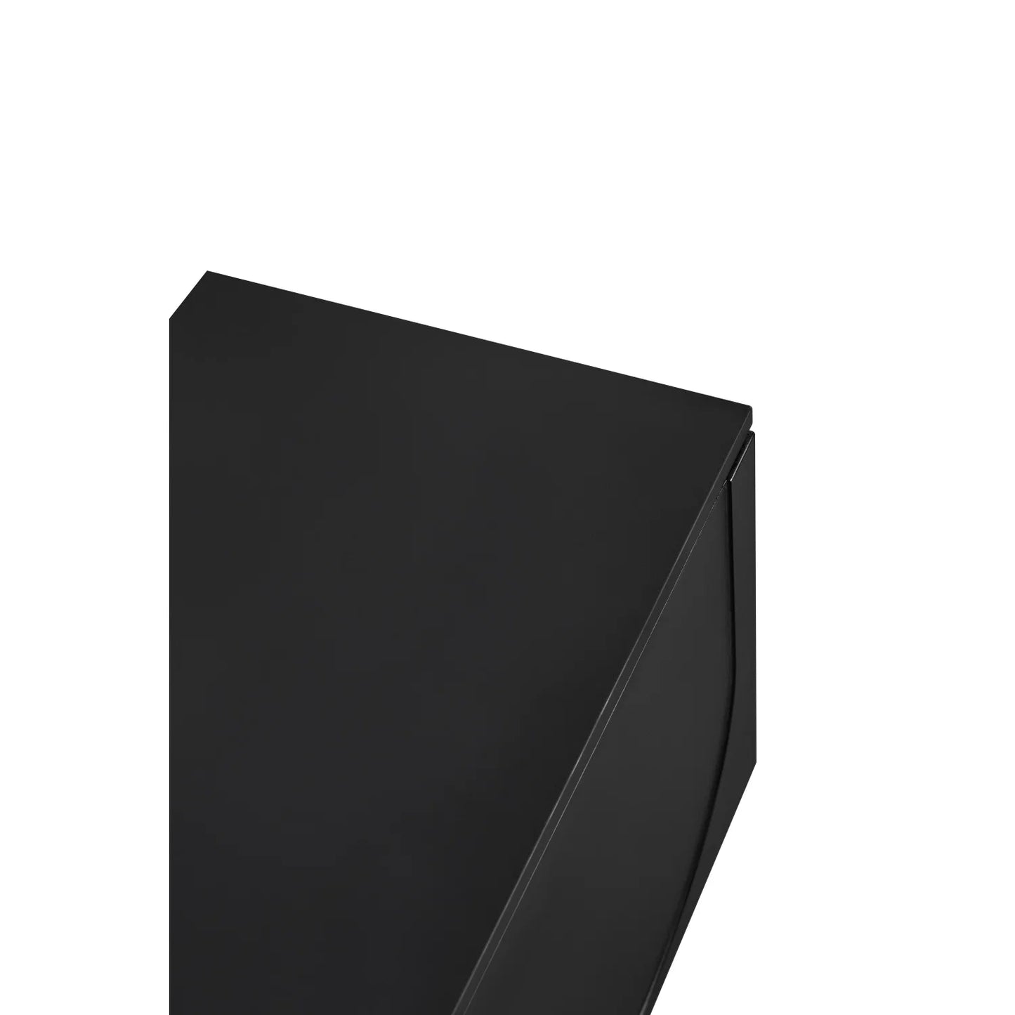 Luxury Arch Black Wood TV Stand Modern Italian Style for Villa