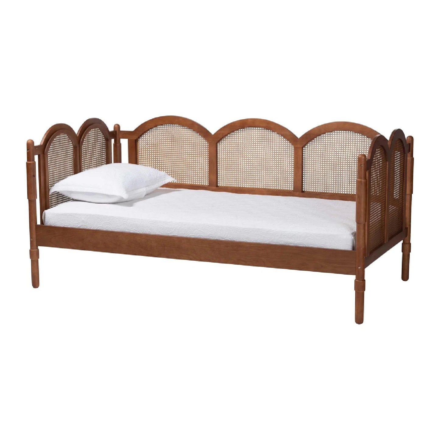 Luxury Arched Rattan Daybed Modern Italian Style for Villa