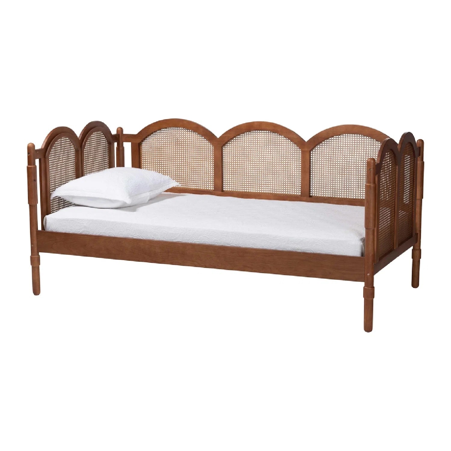 Luxury Arched Rattan Daybed Modern Italian Style for Villa