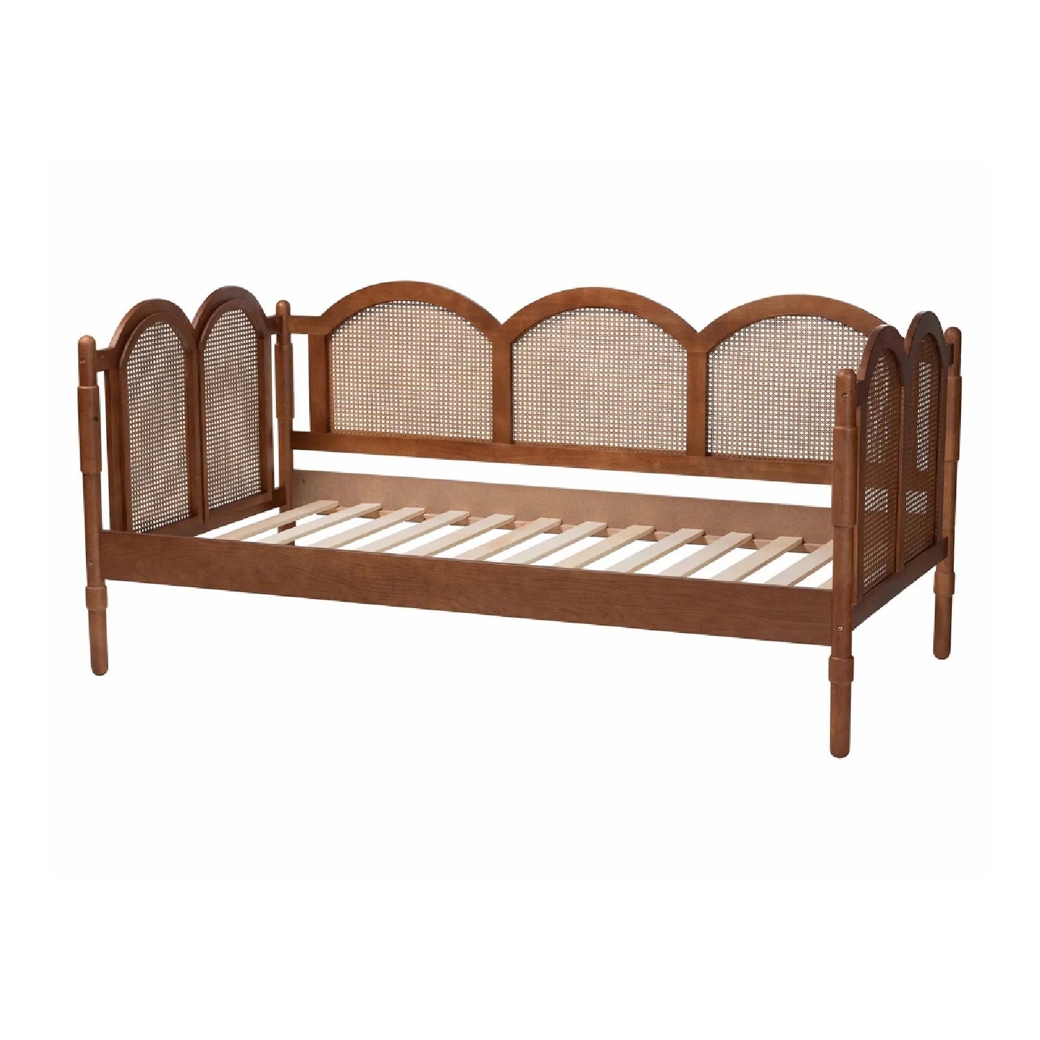 Luxury Arched Rattan Daybed Modern Italian Style for Villa
