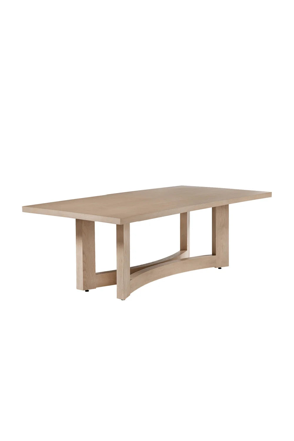 Luxury Arezza Light Washed Oak Dining Table Modern Italian Style for Villa