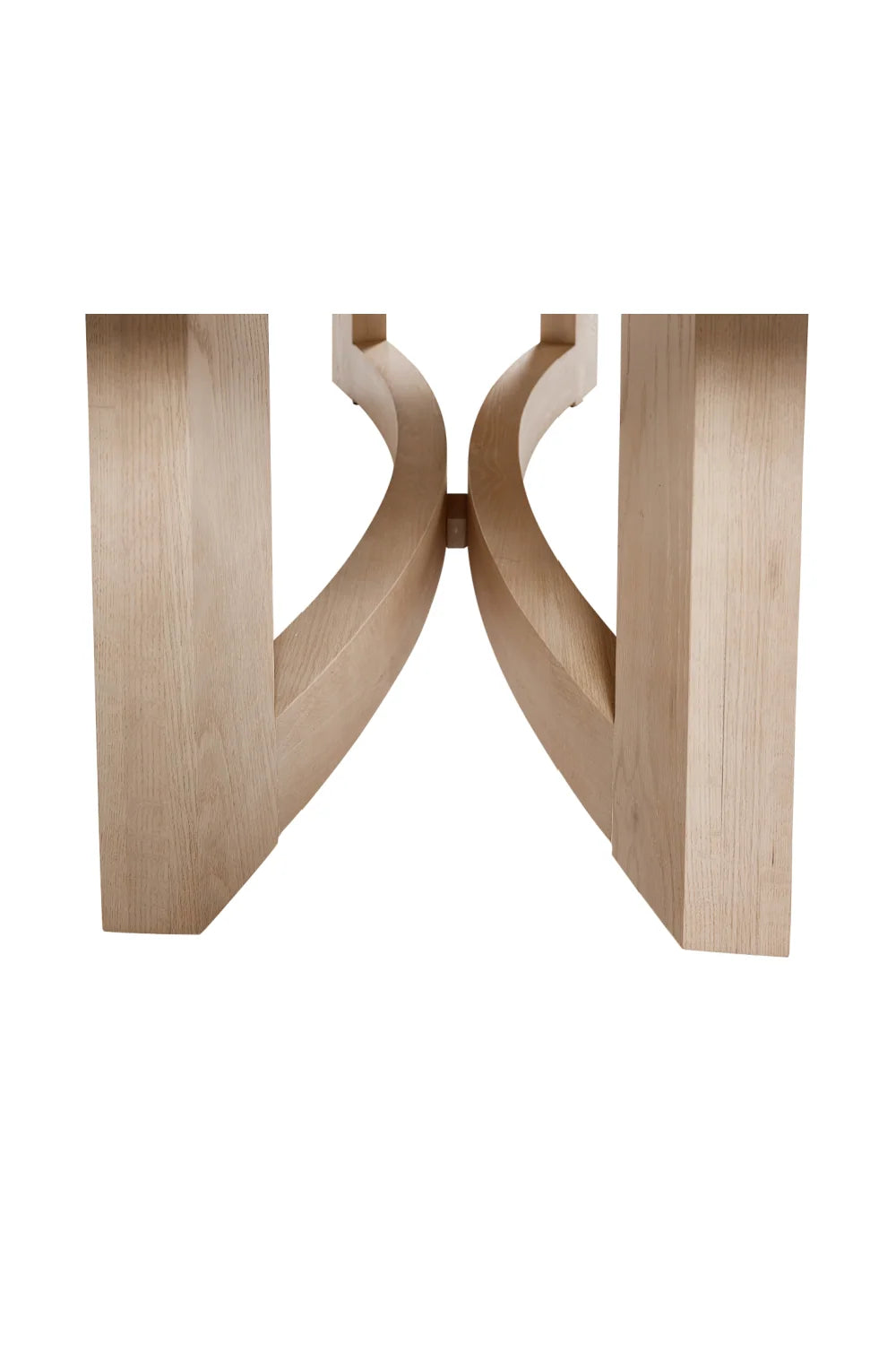 Luxury Arezza Light Washed Oak Dining Table Modern Italian Style for Villa