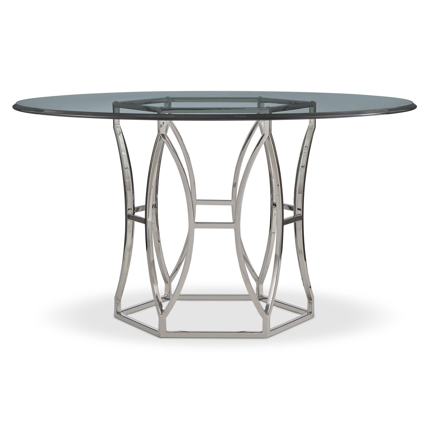 Luxury Argent Dining Table Modern Italian Style for Villa