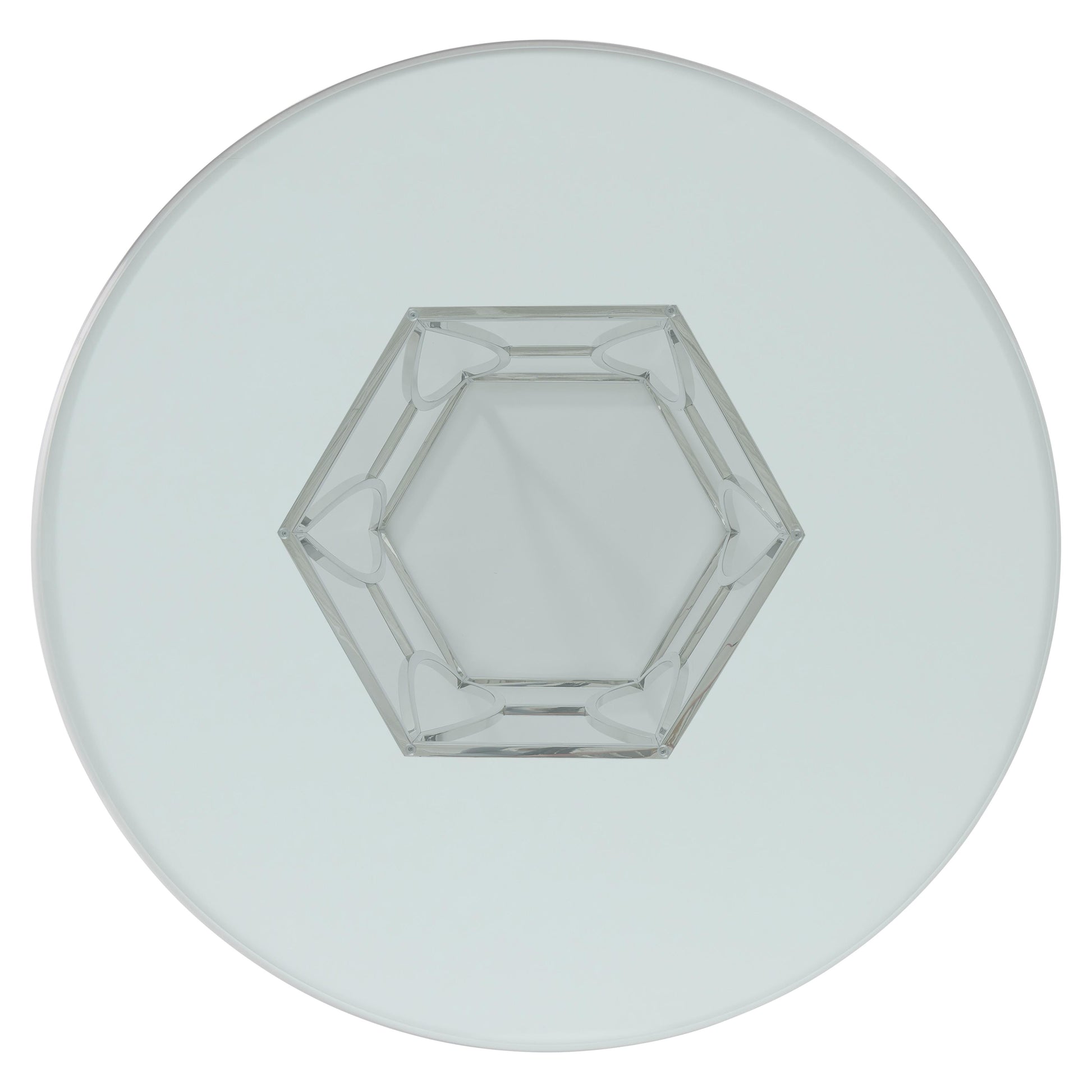 Luxury Argent Dining Table Modern Italian Style for Villa