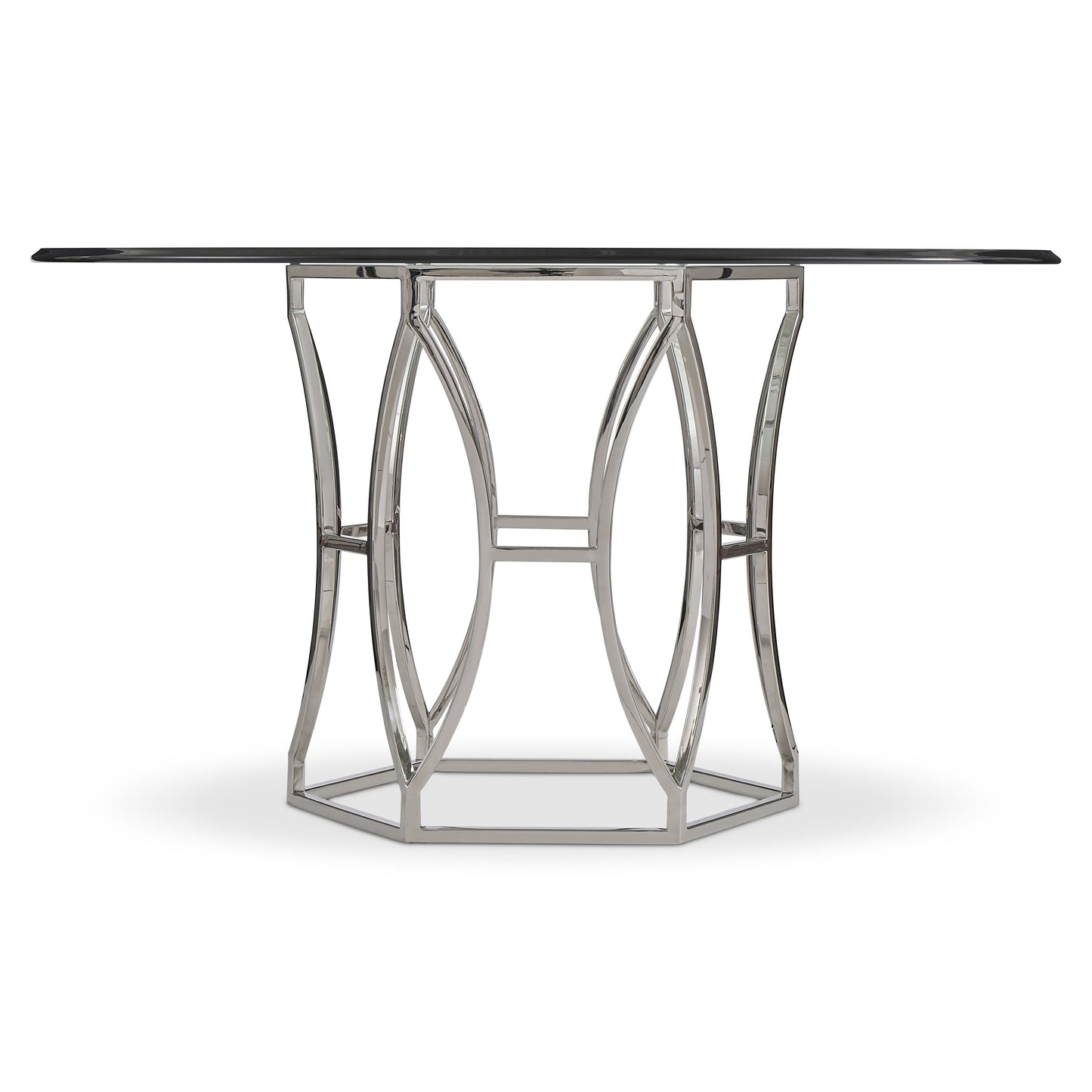 Luxury Argent Dining Table Modern Italian Style for Villa