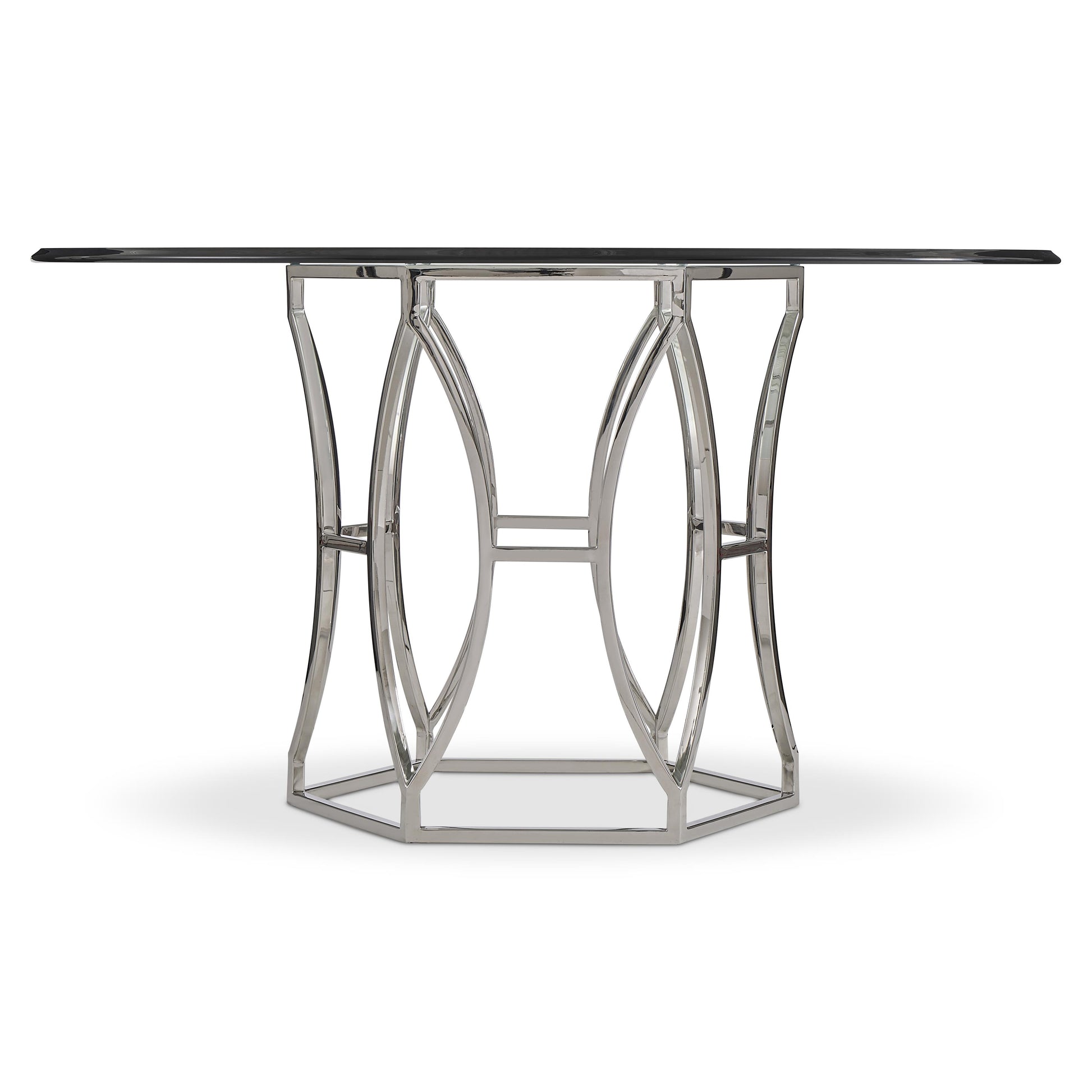 Luxury Argent Dining Table Modern Italian Style for Villa