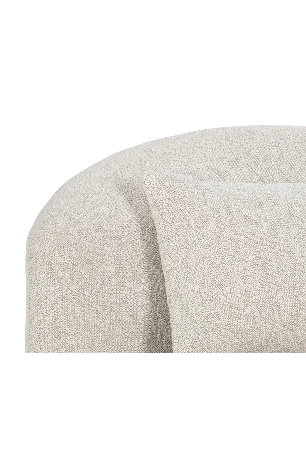 Luxury Armless Swivel Lounge Chair Modern Italian Style for Villa